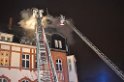 Feuer 3 Dachstuhlbrand Koeln Muelheim Gluecksburgstr P111